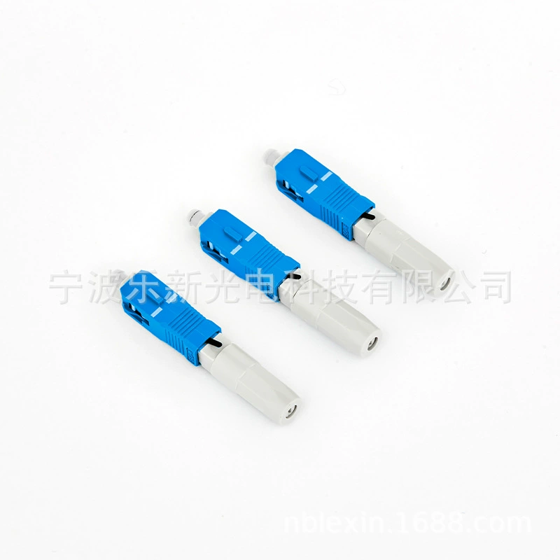 Быстроразъемный оптоволоконный коннектор SC/APC, холодный соединитель, спиральный тип, 53 мм, кожаный шнур, вертикальный, тип Z31