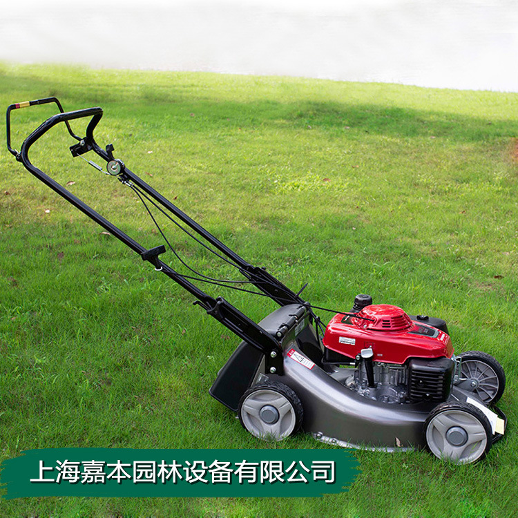 嘉陵HRJ196草坪机GXV160手推19寸铝合金底盘割草机