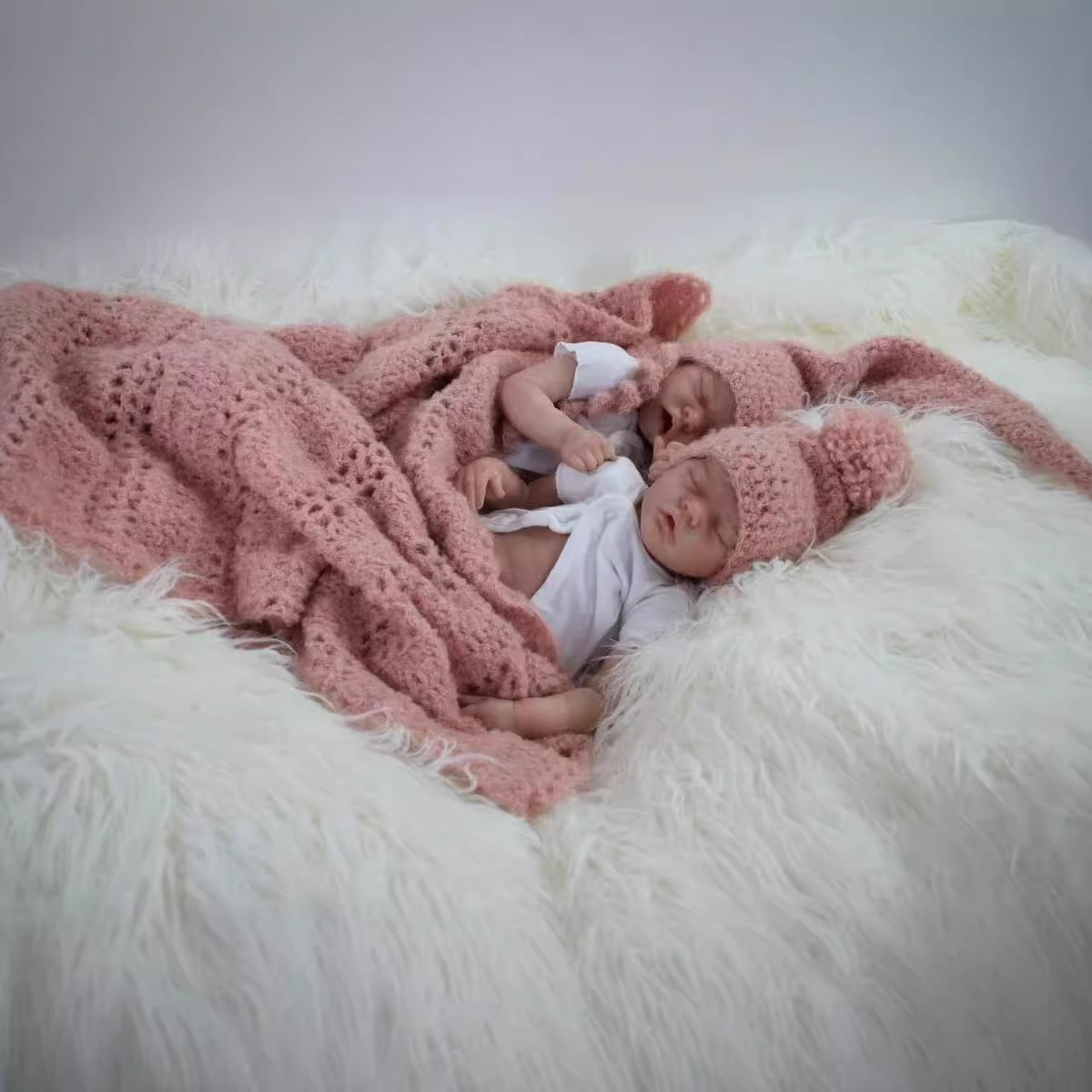 48cm simulación bebé renacido muñeca TWIN A TWIN B lindo bebé Comercio exterior e-commerce suministro uno