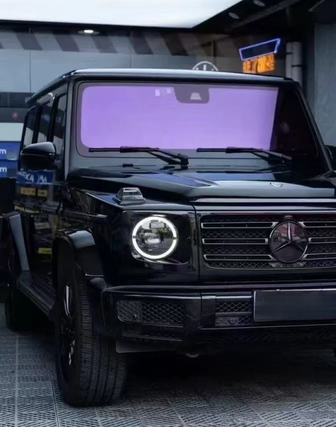 Double Silver Imperial Purple Kt70 Front Windshield Film High Heat Insulation Explosion-Proof Sunscreen Film Car Window Glass Privacy Solar Film
