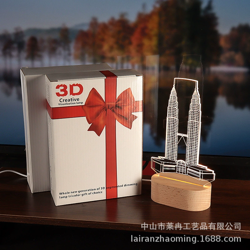 Creative night light, commemorative lights, Birthday gift, 3D