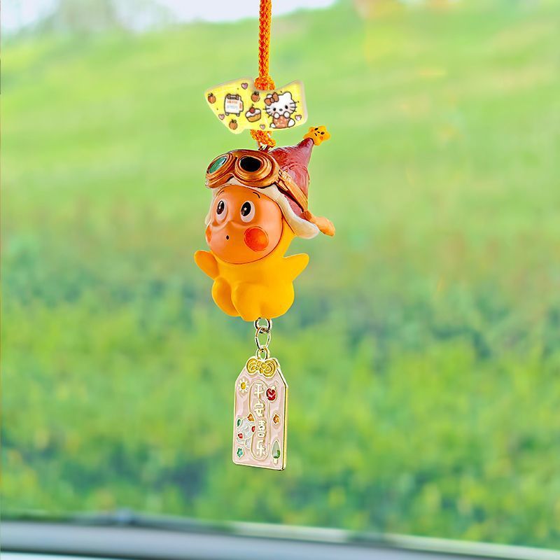 Bubble Mart Star People Car Hanging Ornament for Rearview Mirror, Car Interior Decoration Pendant, Gift for Girls, New Car