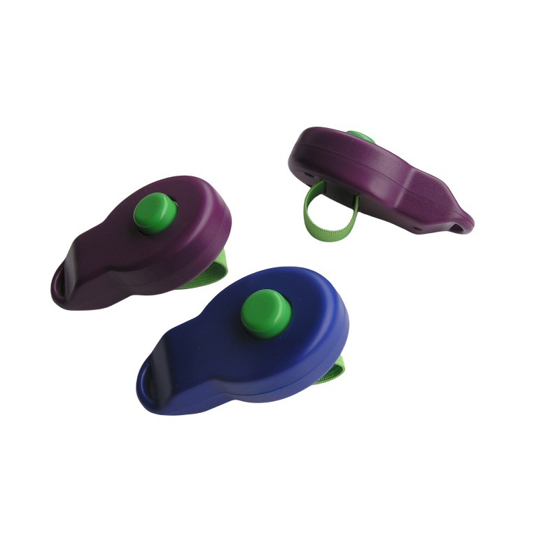 Nuevo anillo pieza de sonido para mascotas dispositivo de sonido entrenador clicker entrenamiento del perro pieza de sonido Dispositivo de entrenamiento del perro sonda