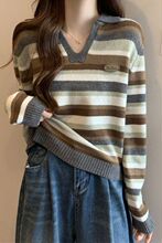 宽松显瘦80-200大码韩版遮肚子POLO领长袖打底衫慵懒风毛衣女秋冬