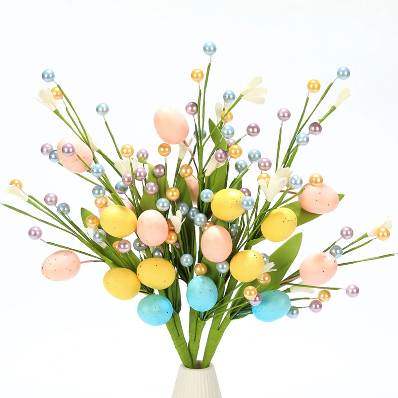 2025 Easter Egg Simulation Beats Putting Branches Spring Home Decoration European and American style modern minimalist flower decoration