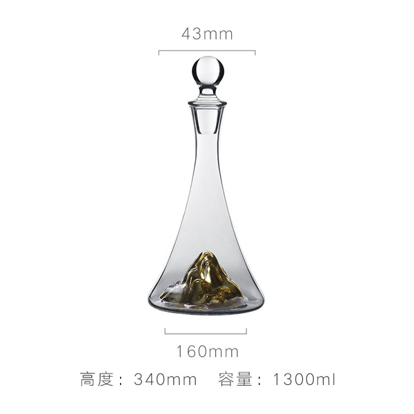 Brace, wine decanter