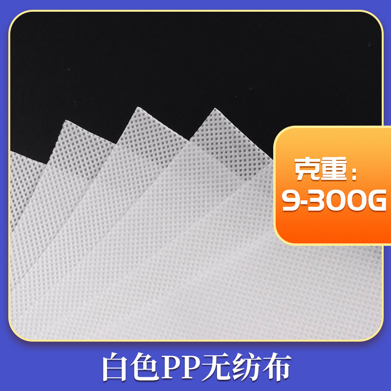 厂家大量批发 白色PP无纺布手袋购物袋家居收纳盒