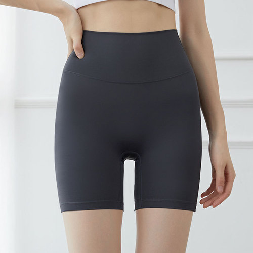  new cross-border one-piece skin-friendly liquid shorts for women, nude-feeling, no-embarrassing line, high-waisted hip-lifting quarter pants