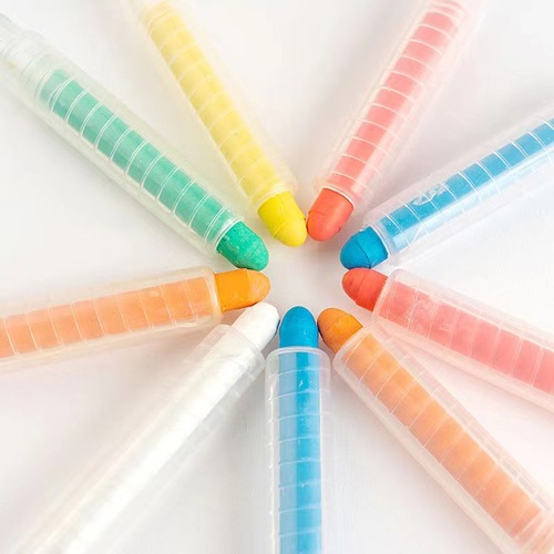 Colorful interchangeable cross-border dust-free teacher's gloves, water-soluble chalk, no dirt, wearable, pencil holder grip shell