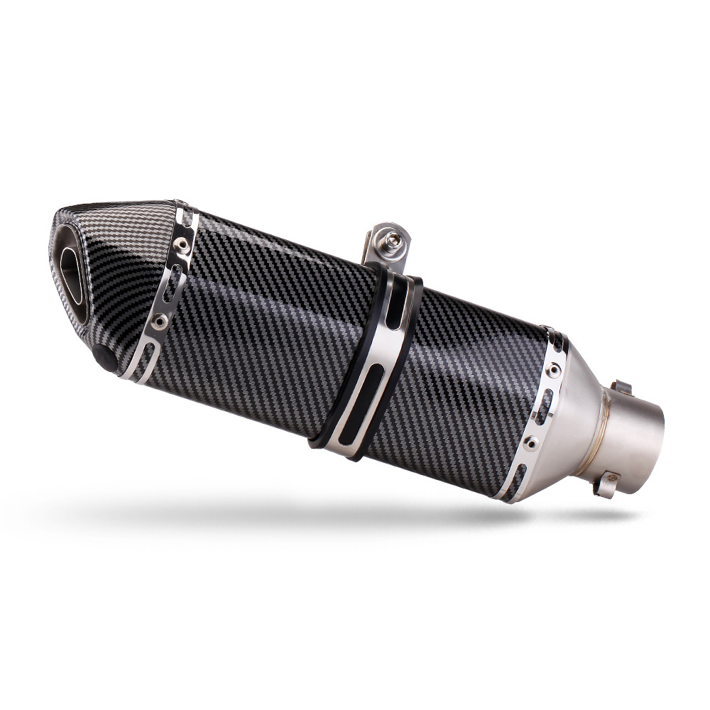 Motorcycle Scooter Ghost Fire Rs100 Qiaoge Jinzhan 6 Gy6 Universal Exhaust Pipe Tail Section Modification Small Hexagon