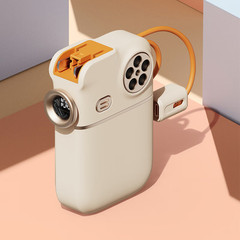 i-mu Huanxiang 内蔵ケーブル超高速充電パワーバンクポータブルミニ大容量双方向高速充電パワーバンク