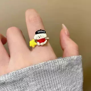 스타 강아지 반지 [1개]