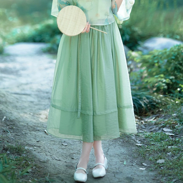 Qingshan Green Hede Skirt average