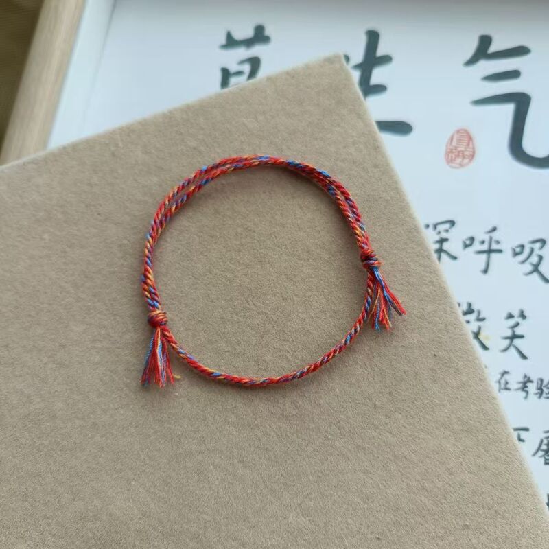 Dragon Boat Festival Colorful Rope Handmade Unisex Holiday Gift Red Rope Ornaments
