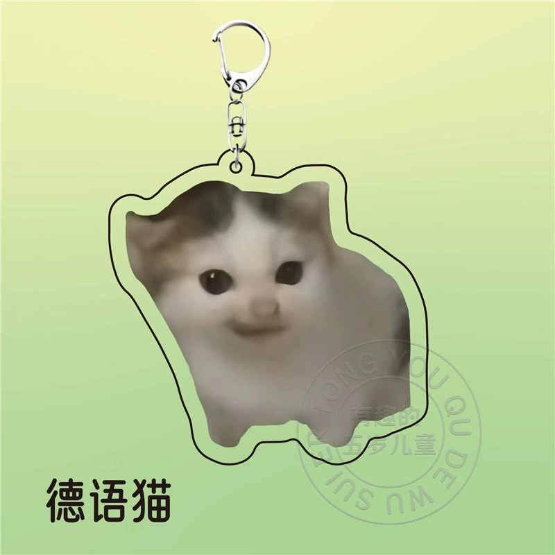 Acrylic cute keychain, backpack, pack, pendant for friend