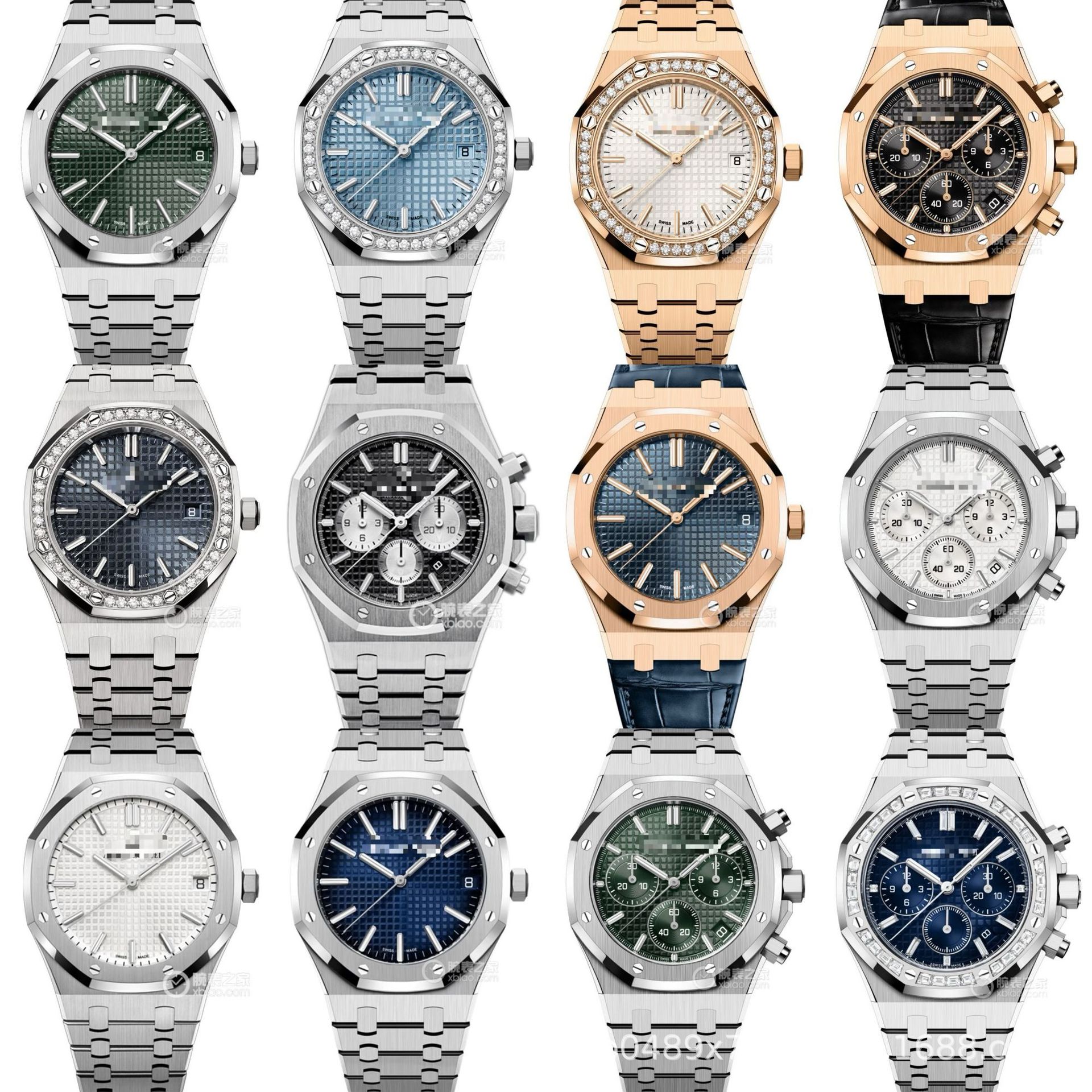 Automatic mechanical wristwatch, men's/women's, stainless steel