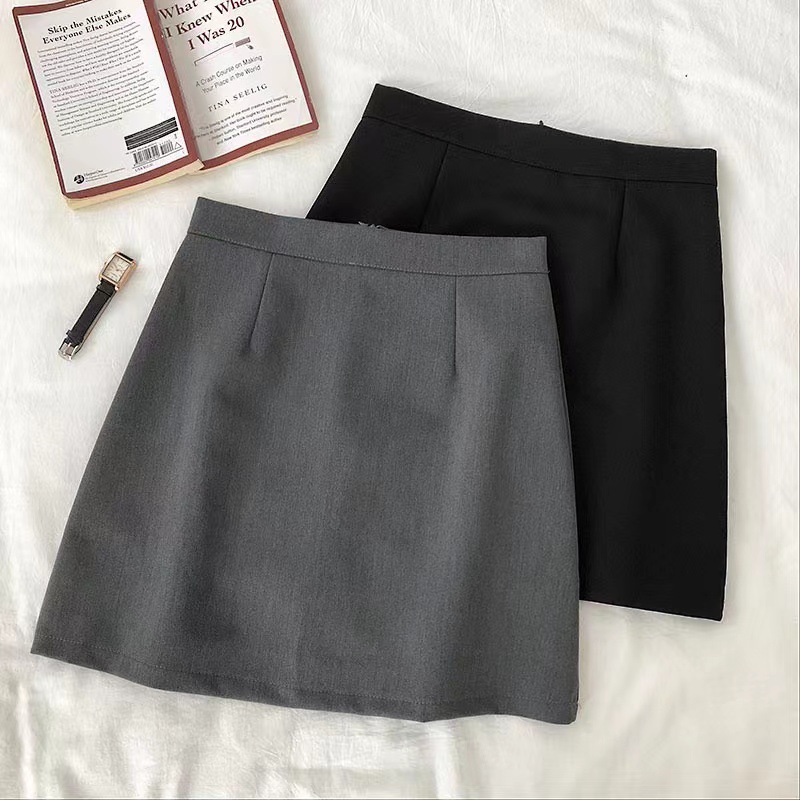 Korean Style Fashionable A-Line Skirt, High-Waisted Slim Skirt, Women's Hip-Hugging Skirt, Spring New Design, Hot Short Skirt 2