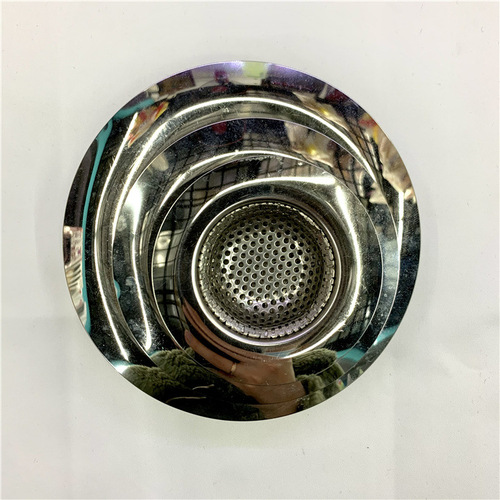 Kitchen stainless steel sink filter, household bathroom hair anti-blocking net, drain outlet anti-blocking floor drain wholesale
