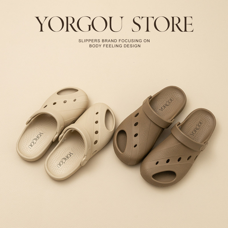 Breathable Perforated Shoes for Women, Suitable for Summer Outdoor Wear, Non-Slip, Odor-Resistant, Eva Soft Sole, Hollowed-Out, Semi-Closed Toe Sandals for Men Breathable Perforated Shoes for Women, Suitable for Summer Outdoor Wear, Non-Slip, Odor-Resistant, Eva Soft Sole, Hollowed-Out, Semi-Closed Toe Sandals for Men