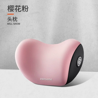 Headrest – summer driving headrest pillow - pink-headrest
