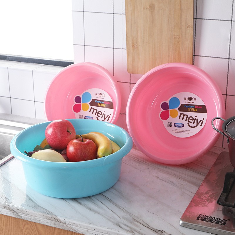 Manufacturer wholesale large plastic basin with thick face basin for children, home basin, student dormitory laundry basin