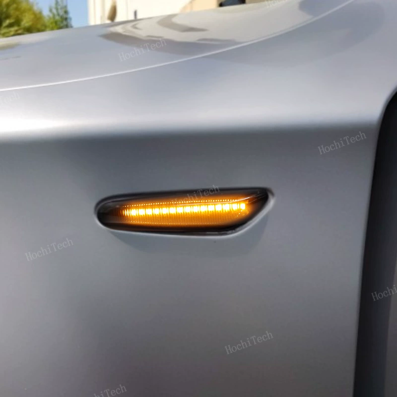 Suitable for BMW E46 E90 E60 E88 X1 X3 flowing LED turn signal side light leaf light