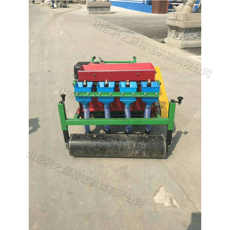 自动蒜瓣点播机 规模化蔬菜种植机 自走式农业菜园大蒜播种机