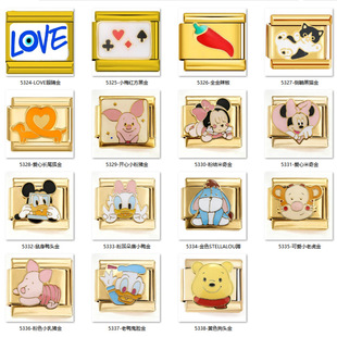 ��ɫ���P������ģ�K���Italian charm����С�i����DIYģ�K���