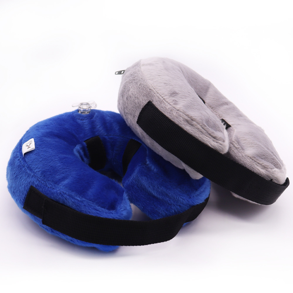 Anillo inflable de Elizabeth, casco para mascotas, anillo para perros, anti-agarre y anti-mordedura, collar para cuello de perro, collar para cuello de gato