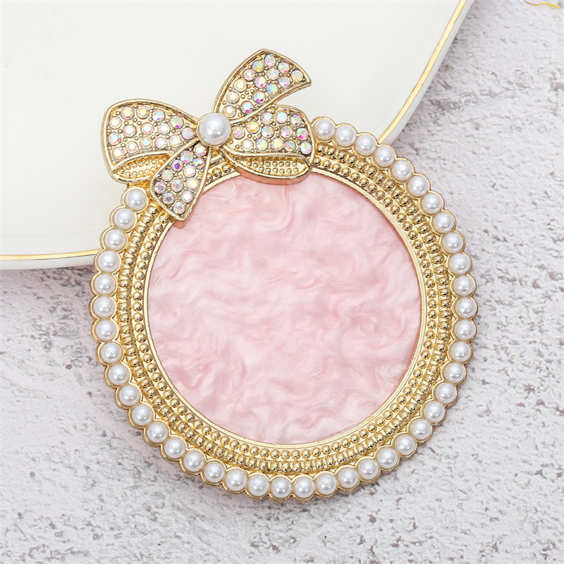 Paleta de manicura de estilo japonés arco grande perla diamante tablero de exhibición de uñas ágata resina herramientas de uñas al por mayor