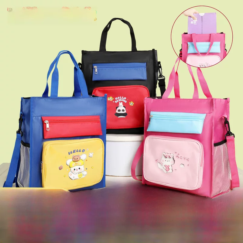 Handheld capacious book bag, storage bag