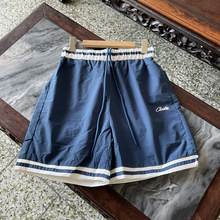 Alcatraz graphic cotton Bermuda shorts L2012 Blue