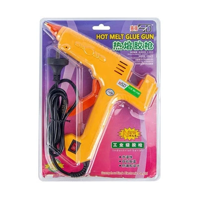 hot melt glue gun wholesale, Yapışqan paylayıcı adapterlər - 1107-yellow-switch-300w-us-gauge-two-flat-inserts