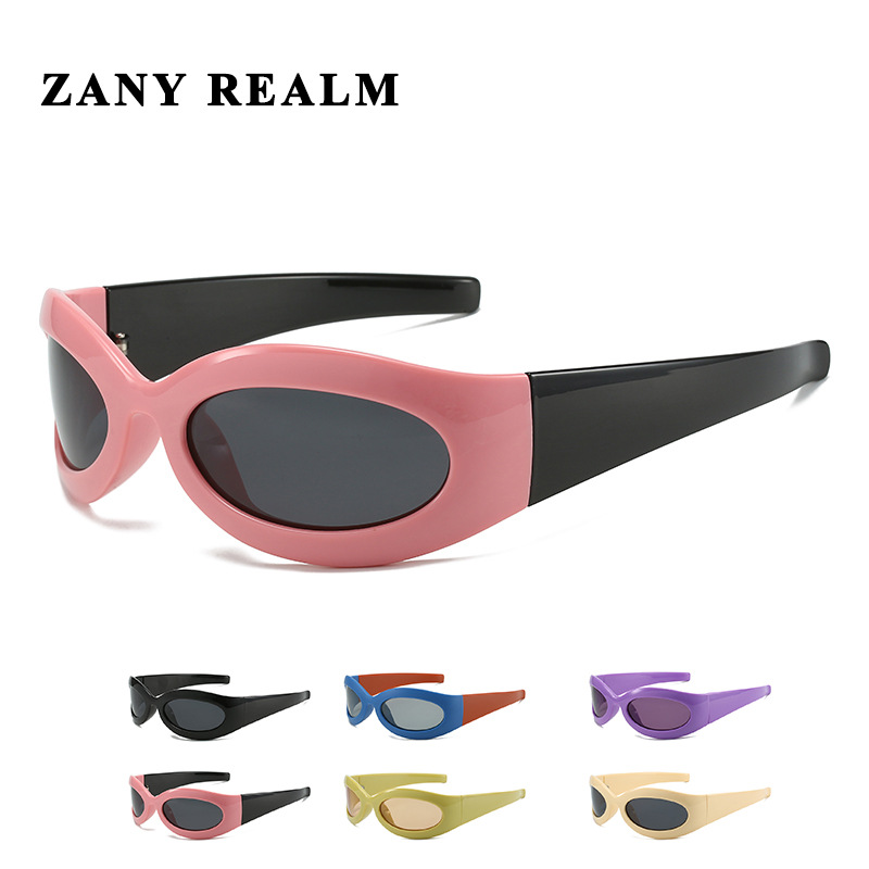 Nueva moda de los hombres picante chica de alto grado gafas de sol y2g redondo cóncavo forma de la calle fresco europeo y americano fabricantes