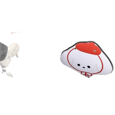 White Dog Chair Back Anti-kick Pad: Chair back anti-kick pad