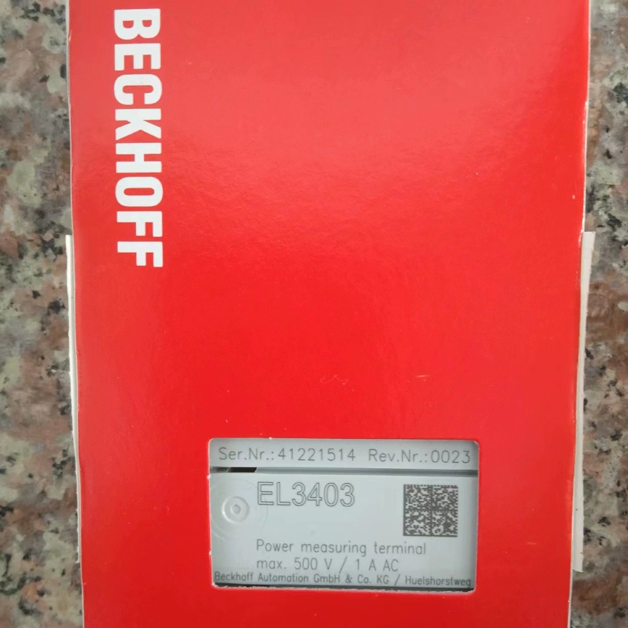 倍福BECKHOFF EL3403  EL3423  EL3433  EL3443 现货实物包邮议价