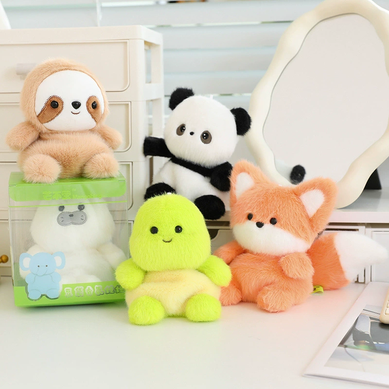 Plush Rag Doll 13 cm Soft Animal Plushie, Multiple Designs (Rabbit, Otter, Elephant) 0.09 kg
