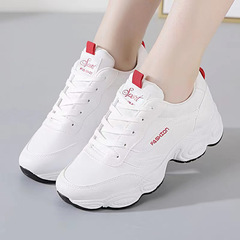 2023 Spring/Summer New Arrival White Sneakers for Women, Internet-Famous Breathable Sports Shoes, Student-Style Flat-Heel Casual Running Shoes D02