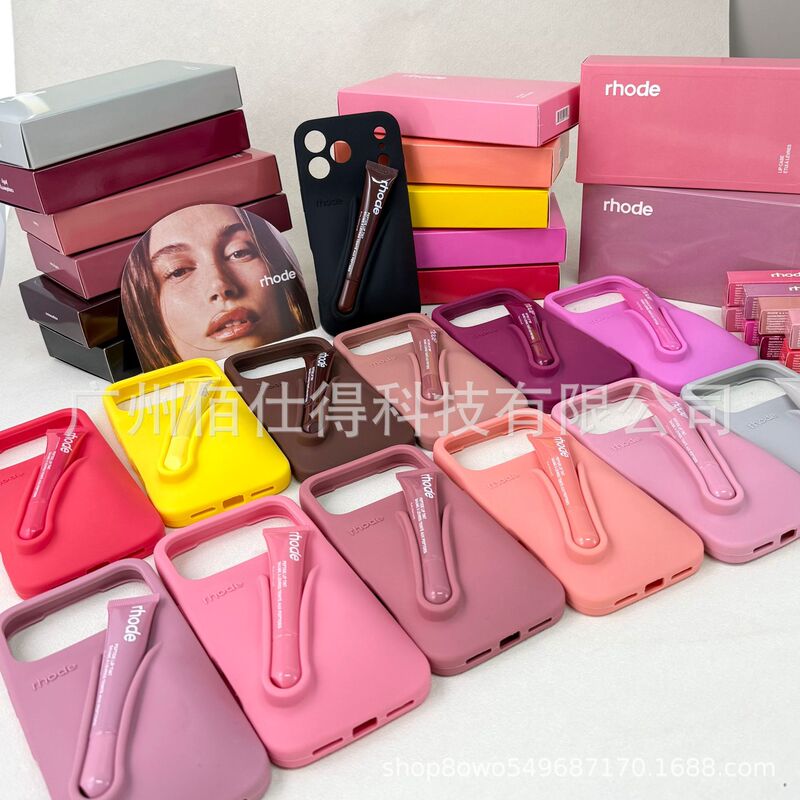 Rhode Hailey Lip Case Lipstick Phone Case for iPhone 17 Pro Max 16 Apple