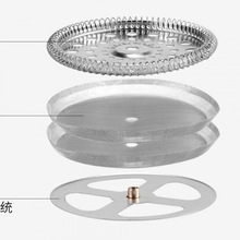 W乂々304不锈钢150目和80目冲茶器按压咖啡奶泡法压壶过滤网密专