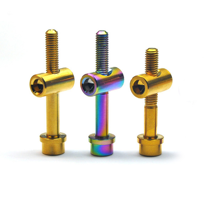 トマソン湯神座管座棒チタン合金ねじm 5x30/35/40セットの道路車に適用します。