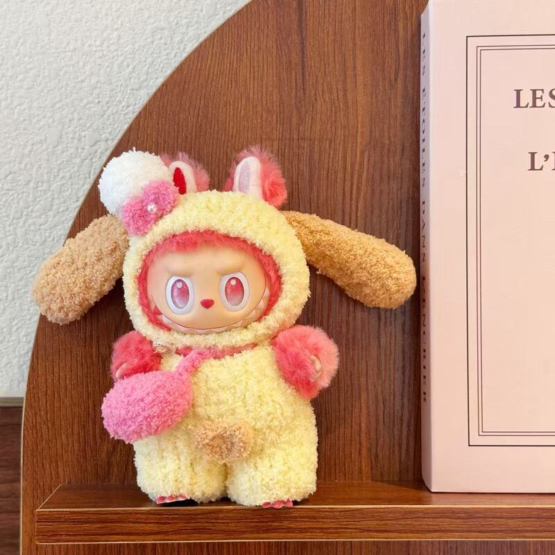 17CM LABUBU ニットベビー服 LABUBU 手作りかぎ針編み服 第一世代、第二世代、第三世代のウェアラブルハンドメイドスーツ|undefined
