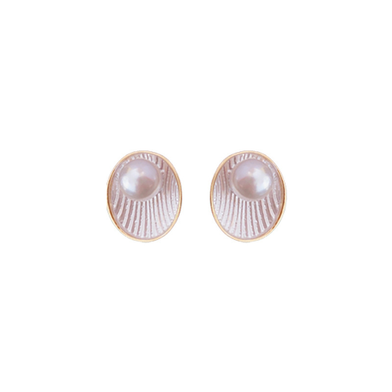 모조 쉘 진주 귀걸이