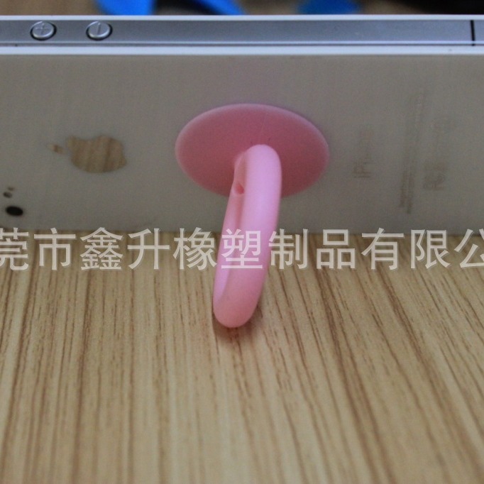 礼品厂专业硅胶手机底座吸盘手机支架可印刷