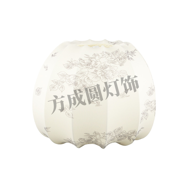 Tela de lino transfronteriza Lámpara de pantalla de patrón retro francés Lámpara de pie Lámpara de pantalla Lámpara de mesa Lámpara de mesa Cubierta de carcasa