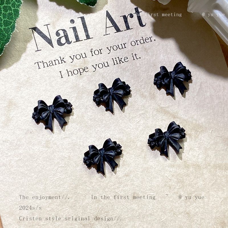 작은 꽃 활-블랙