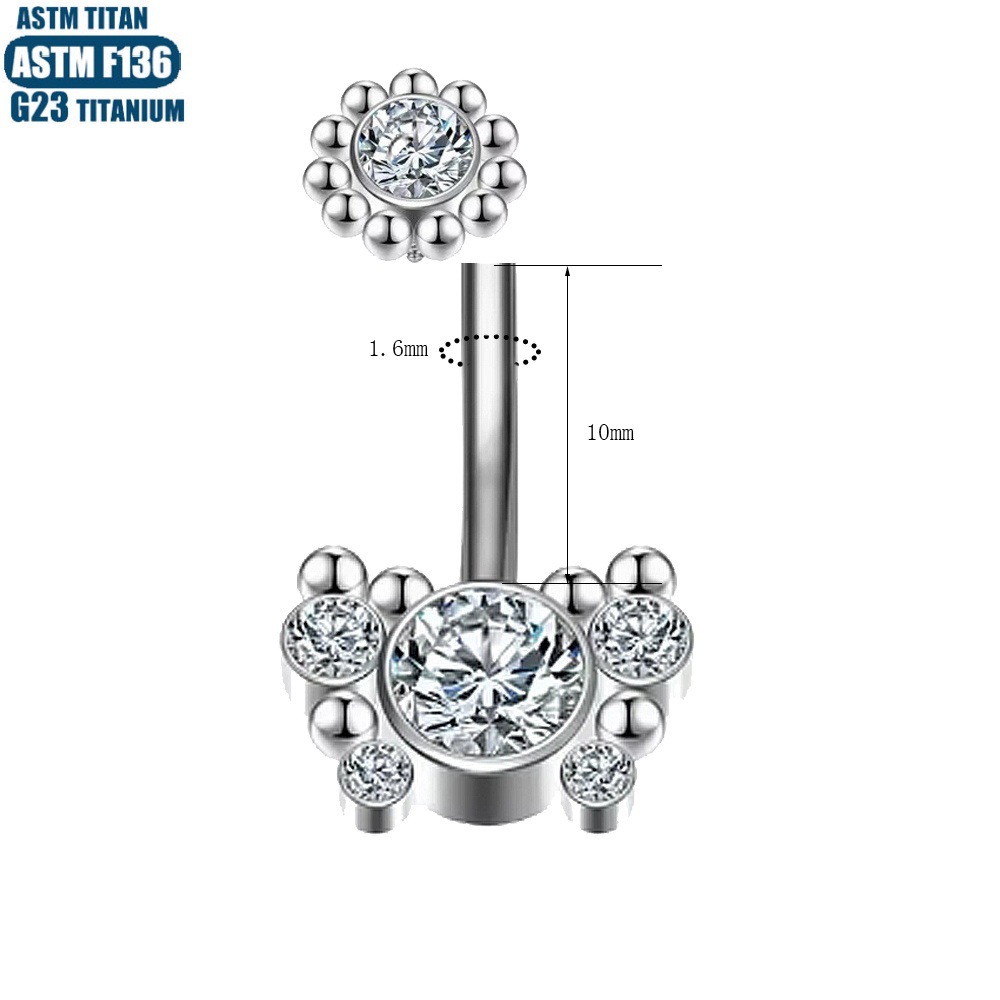 Silver pointed spike labret stud material detail