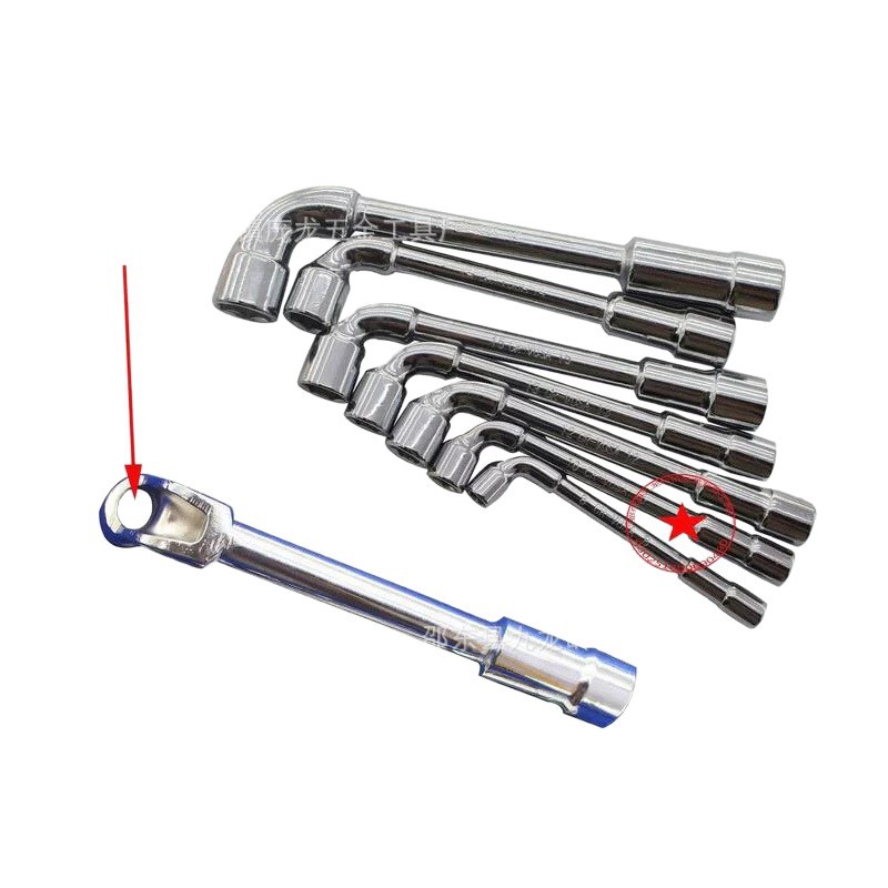 Fabricante L llave de fresado espejo en forma de L Placa de mano llave de enchufe en forma de L llave hexagonal llave de tubo