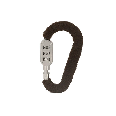 Mountain Bike Password Lock: Other Electric Vehicle Accessories - plush-helmet-lock-dark-brown