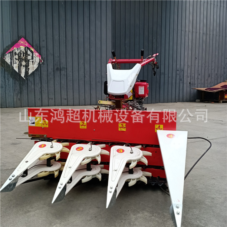 手推式艾草割倒机 8马力高架芦苇割晒机油菜收割机